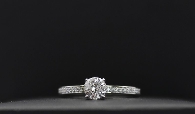 Henri's Select - Simple Vintage Engagement Ring ( Center Stone Is Not Included In The Price )