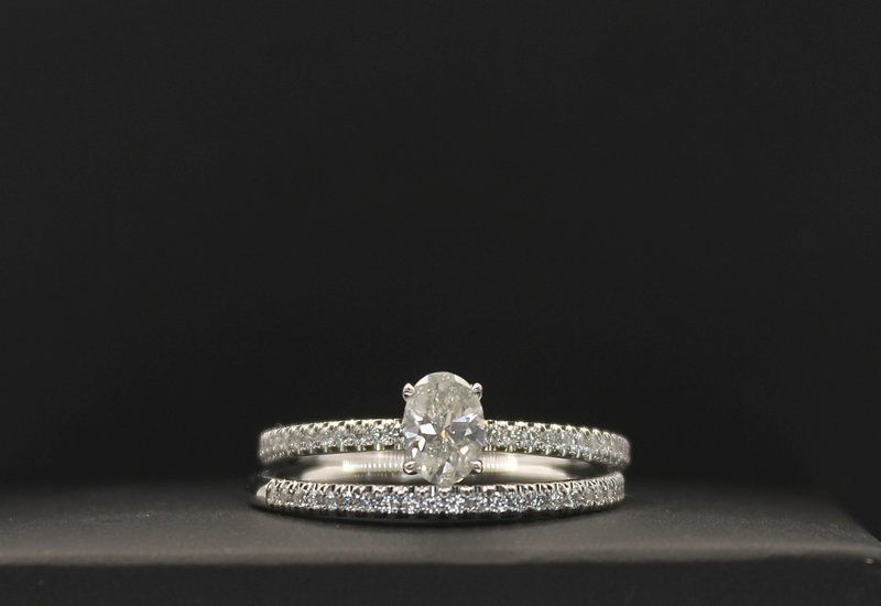 Henri's Select - Simple Oval Diamond Engagement Ring