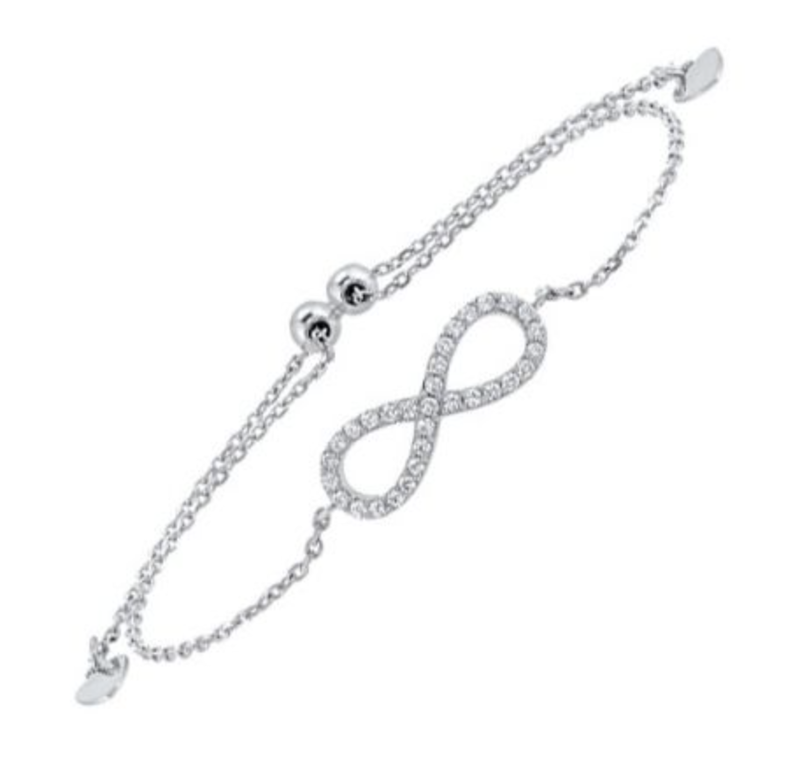 Silver Infinity Boho Bracelet
