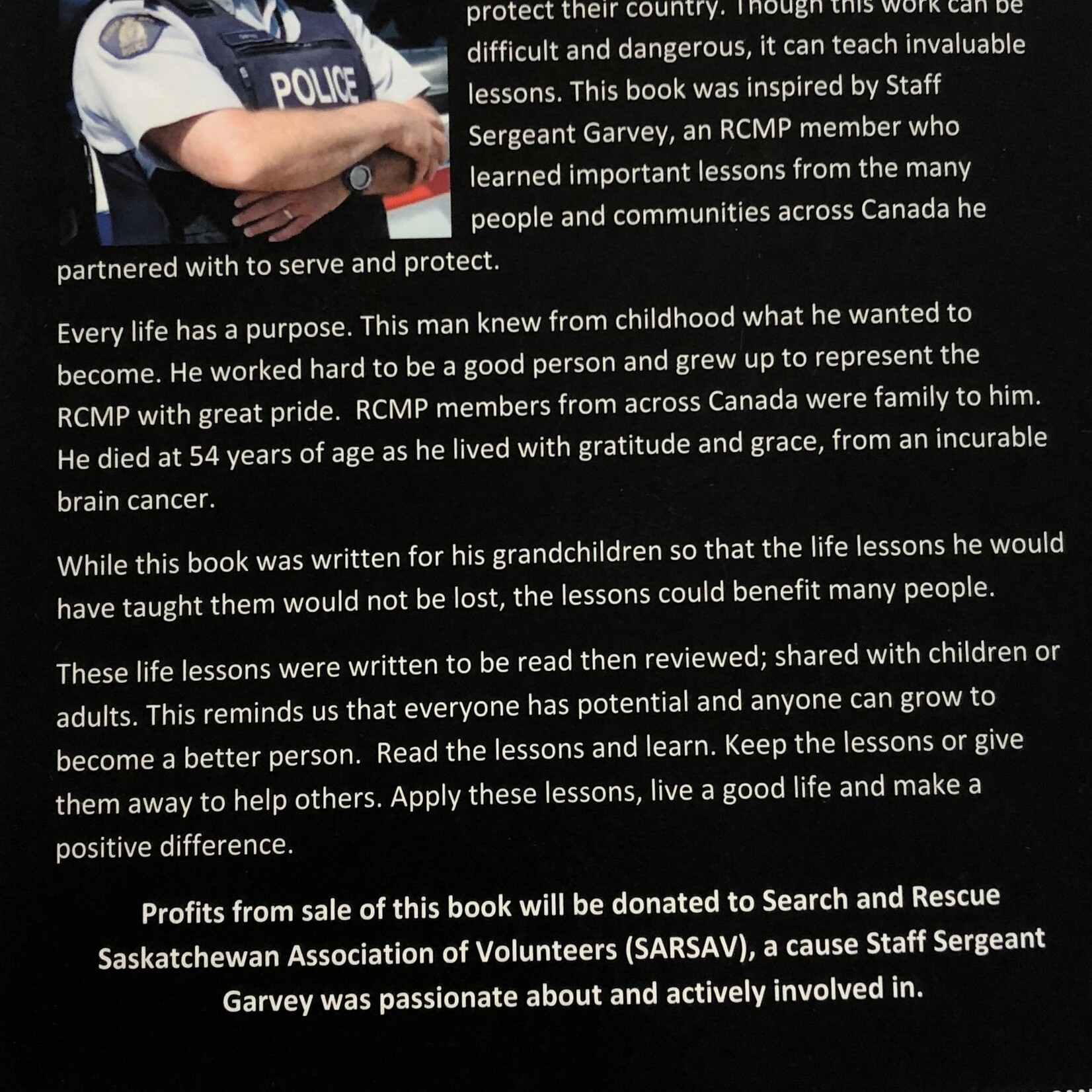 Livre -  Life Lessons from a Red Serge