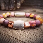 ALL YOU NEED IS LOVE BRACELET- BULLETS N' BEADS