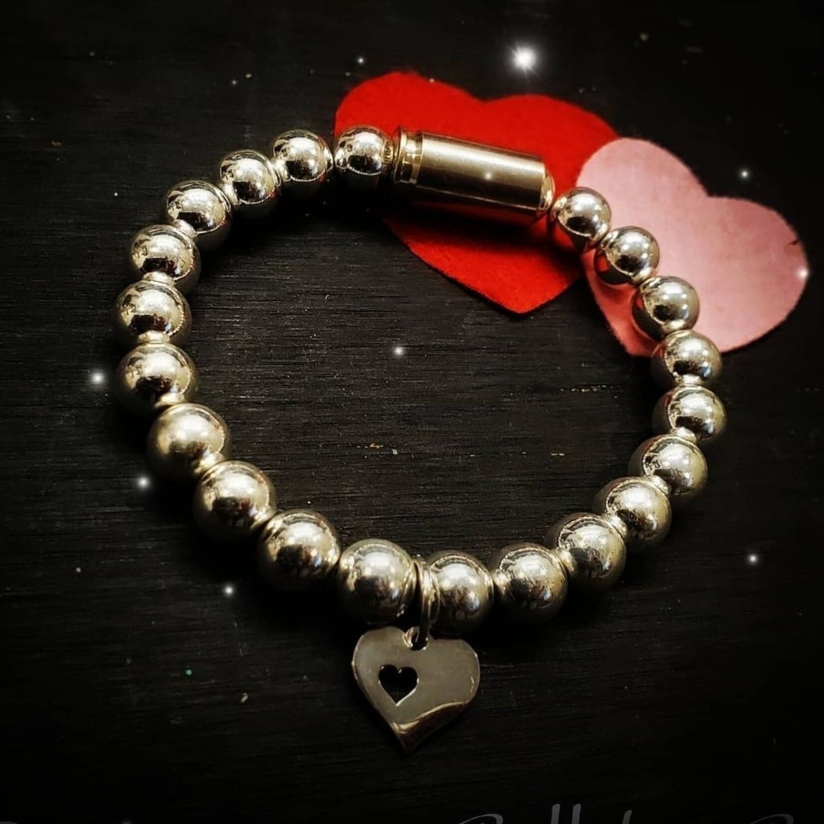 Silver Hematite Bracelet