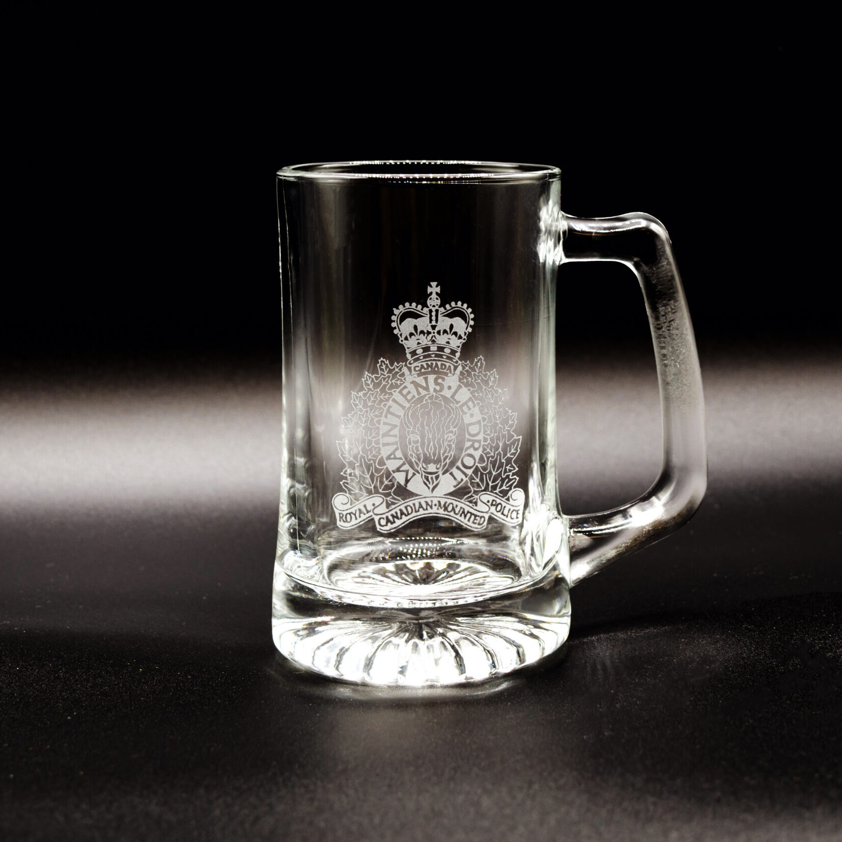 RCMP Crest Glassware