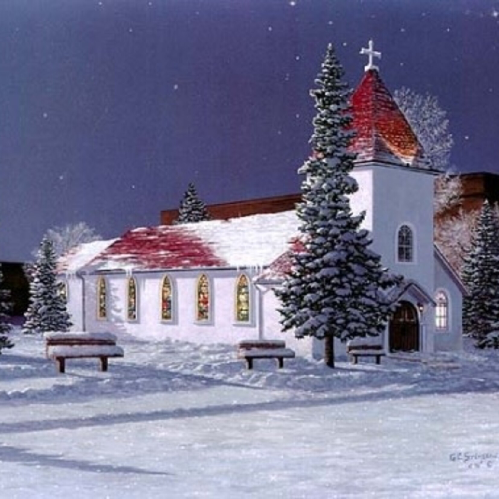 Scrimshaw RCMP Framed Art