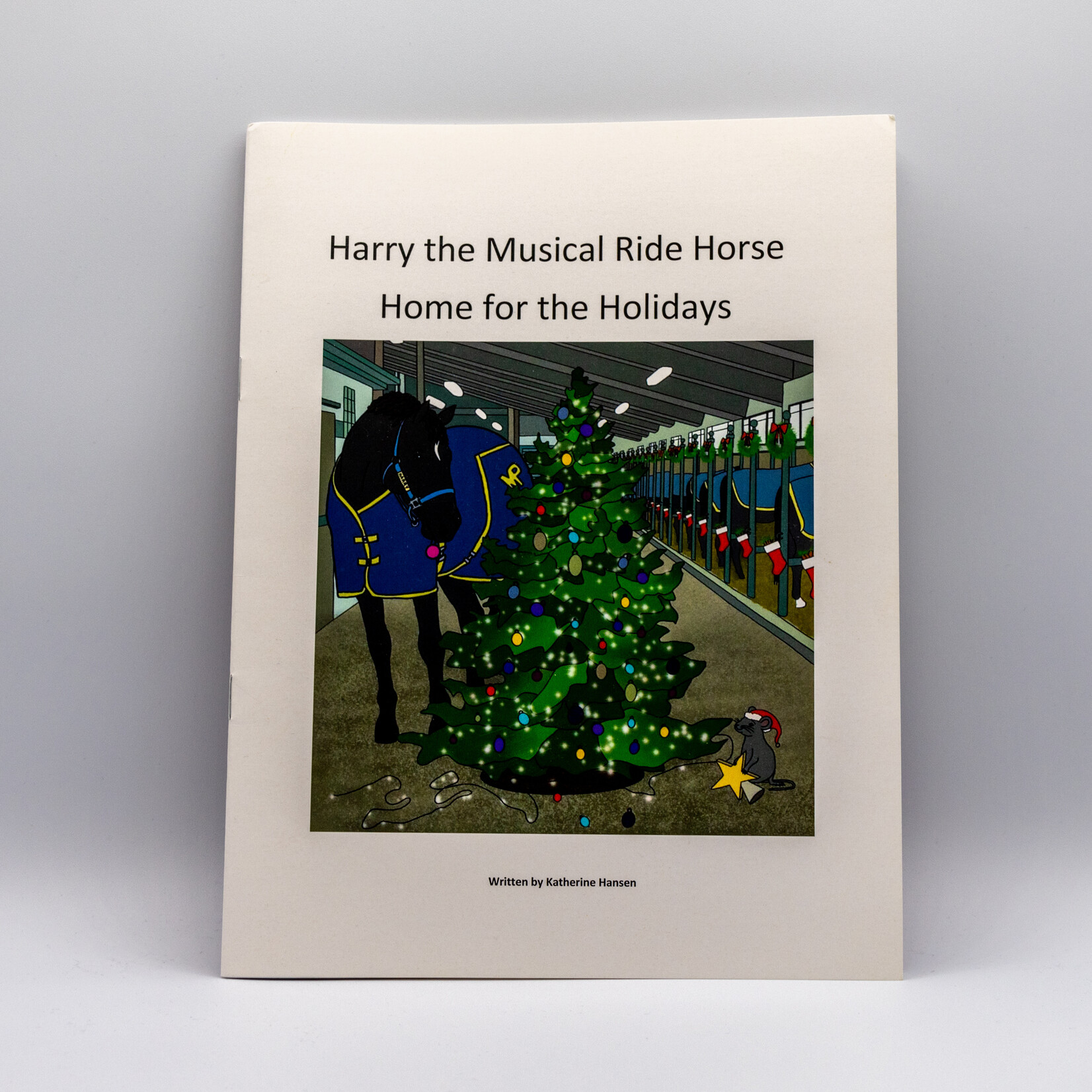 Harry the Musical Ride Horse Home for the Holidays