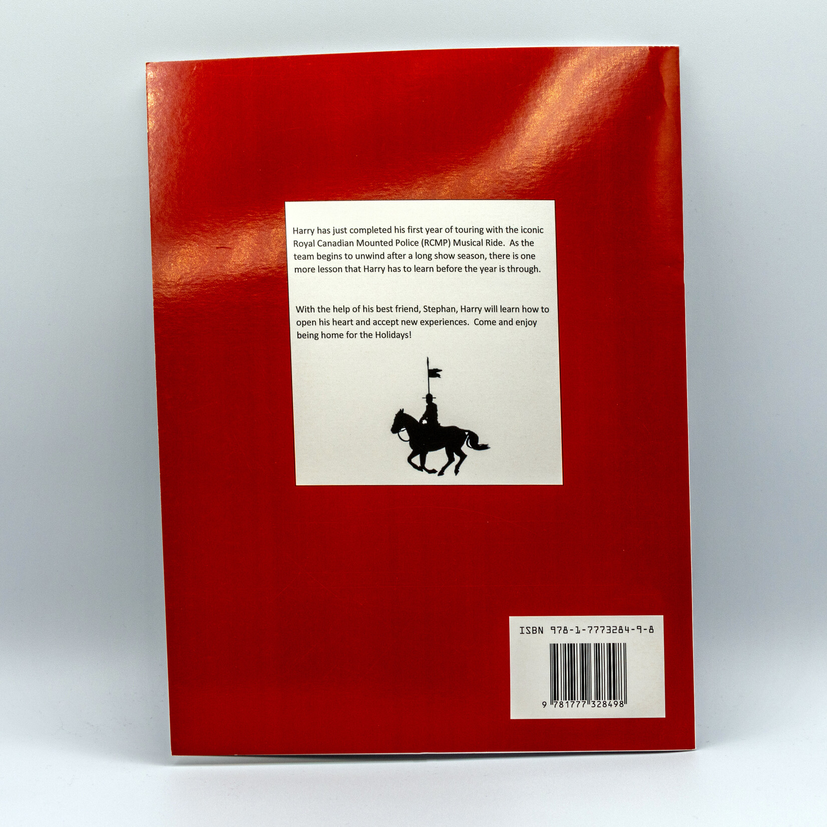 BOOK-HOME FOR THE HOLIDAYS- HARRY THE MUSICAL RIDE HORSE