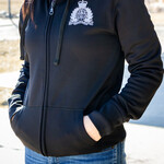 HOODIE WOMEN FULLZIP CREST