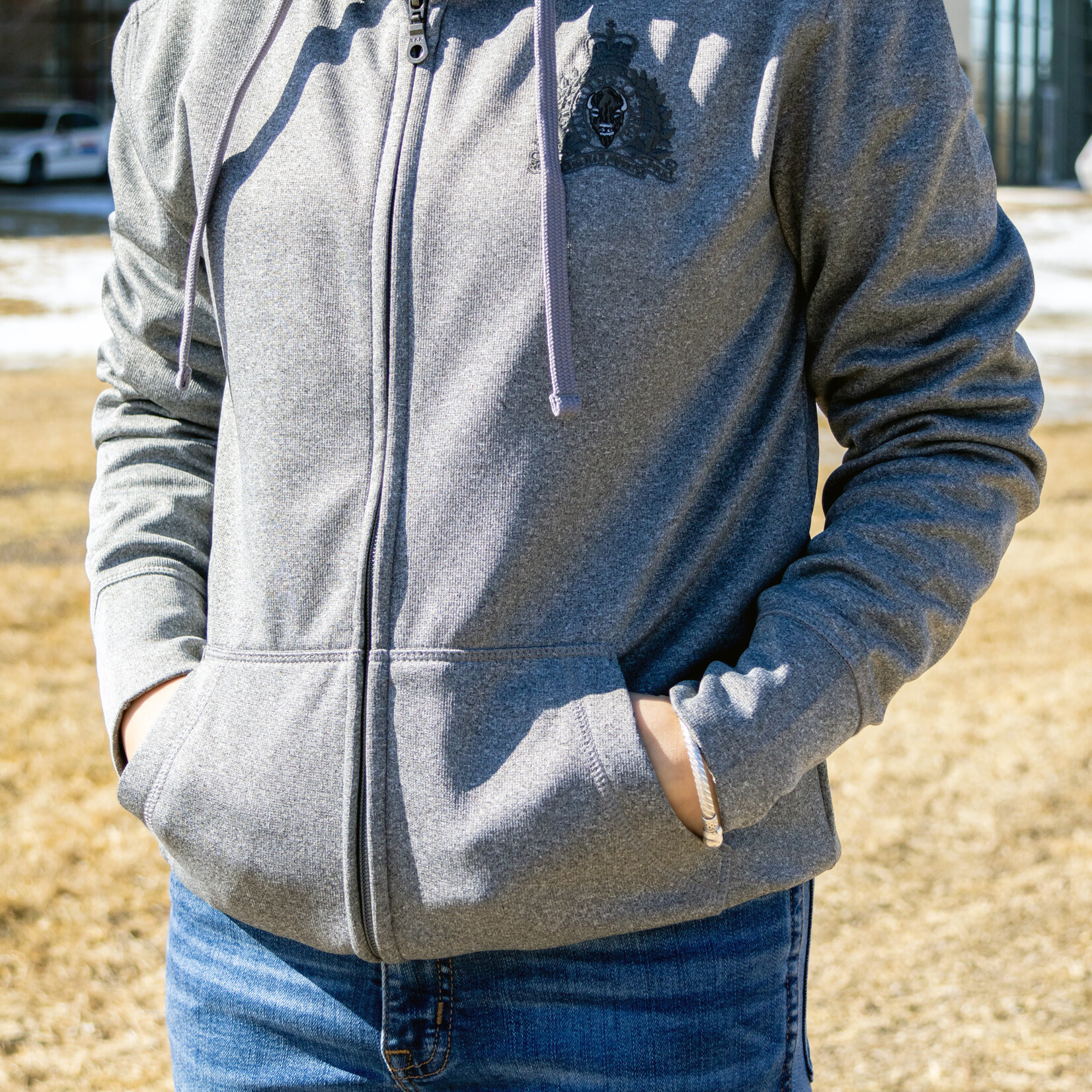 RCMP Crest Full Zip Sweater