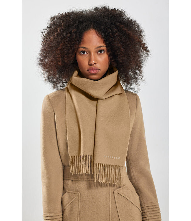 SENTALER Écharpe classique en bébé alpaga