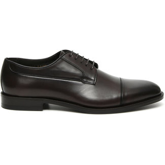 CANALI Hand-Buffed Leather Derby Shoes