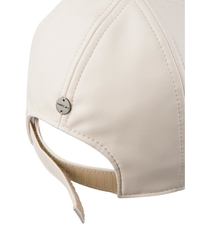 MARC CAIN Cap in Faux Nappa Leather