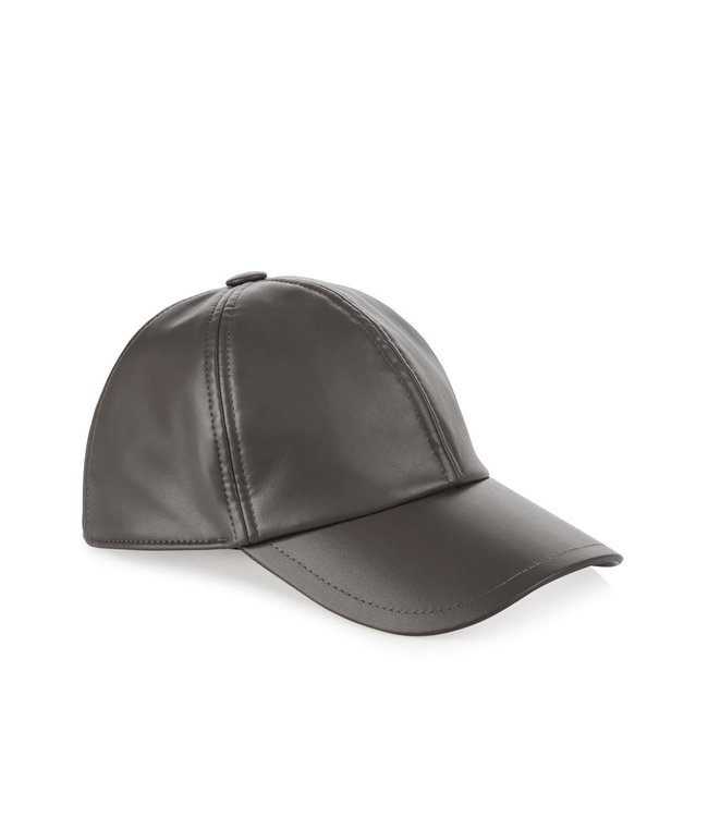 MARC CAIN Cap in Faux Nappa Leather