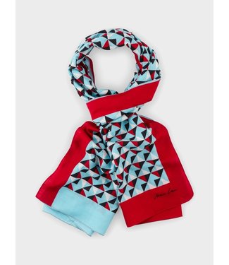 MARC CAIN Scarf with Graphic Pattern