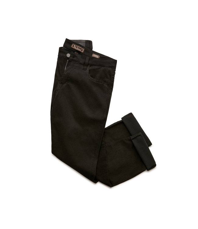 34 HERITAGE Courage Straight Leg Pants in Black Twill