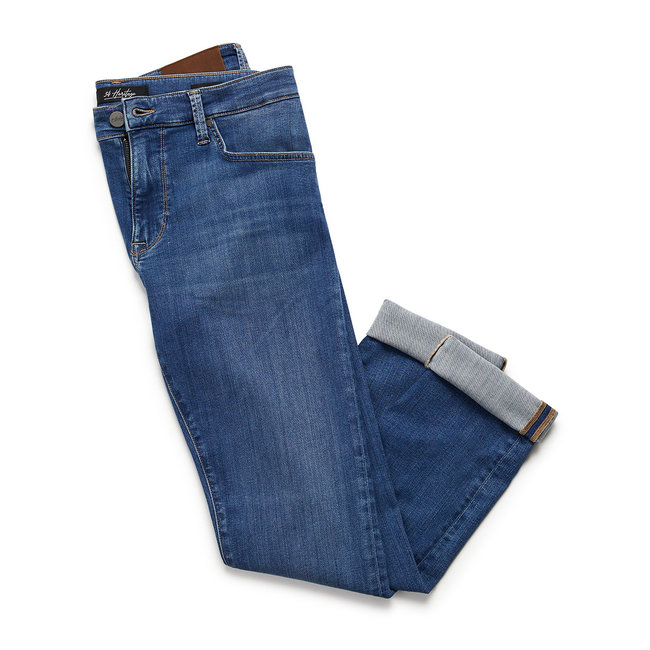 34 HERITAGE Cool Slim Leg Jeans in Mid Shaded Ultra