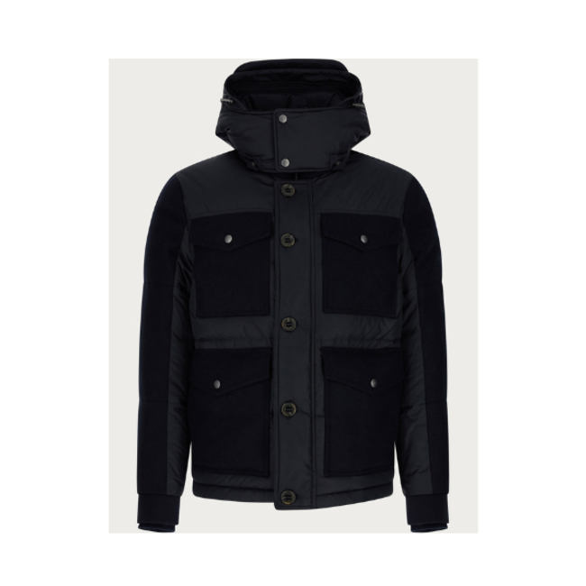 CANALI Navy Water Repellent Parka