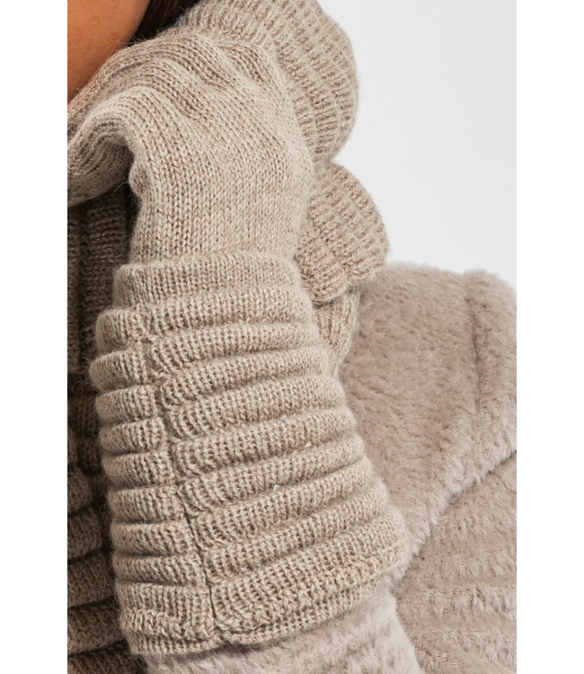 SENTALER Gants côtelés