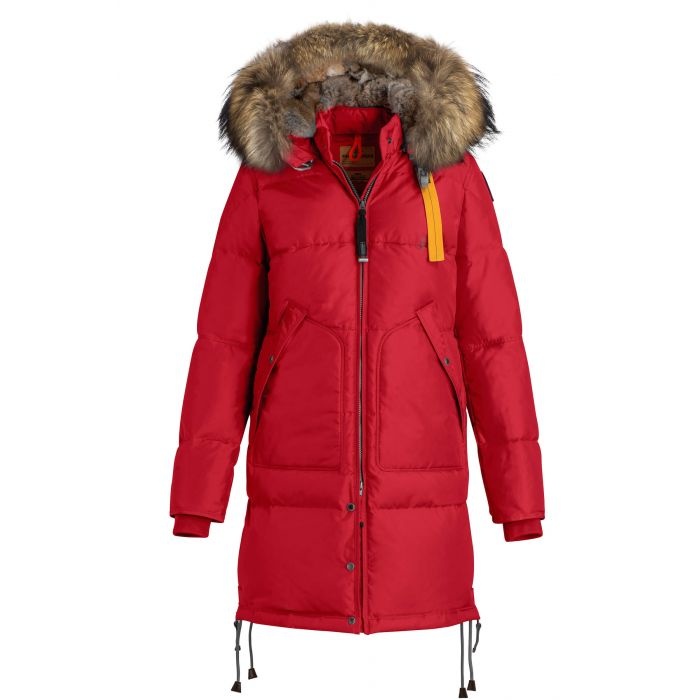 Scarlet Long Bear Parka
