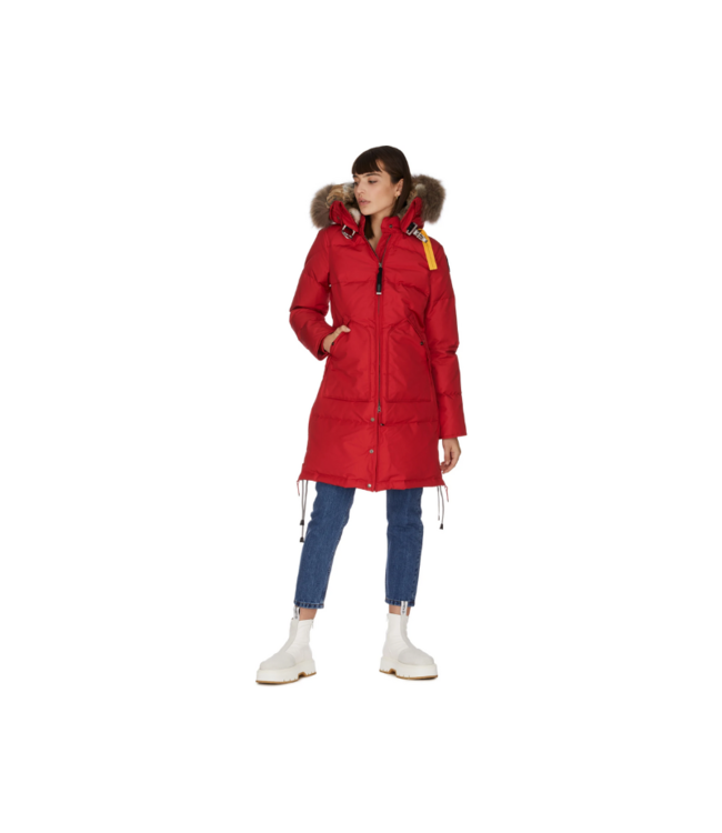 Scarlet Long Bear Parka