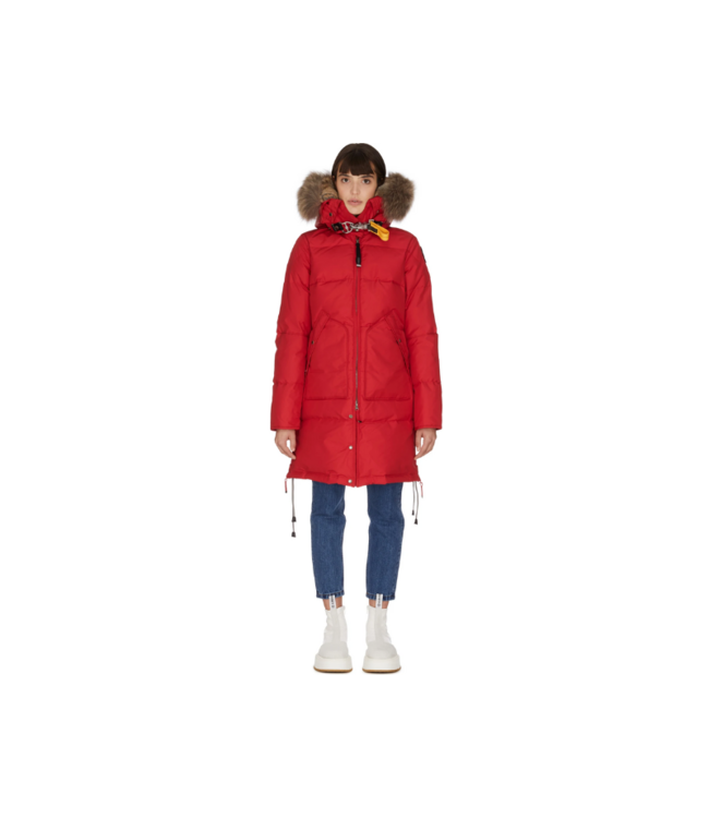Scarlet Long Bear Parka