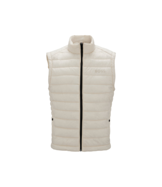 BOSS - Packable gilet with tonal logo