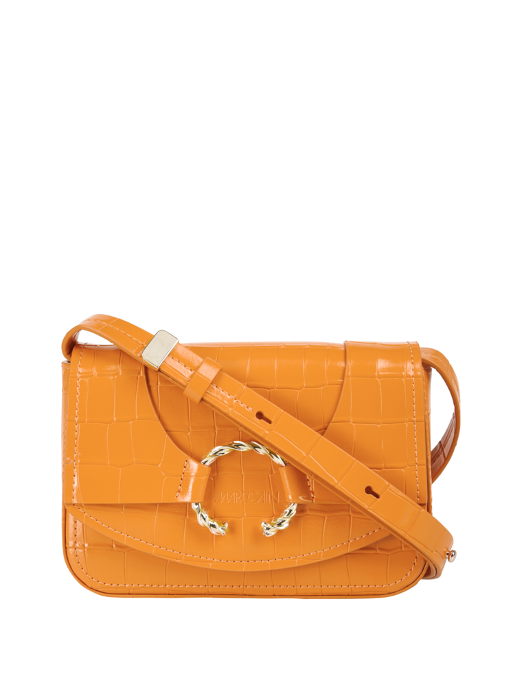 Shoulder Bag with Crocodile Effect