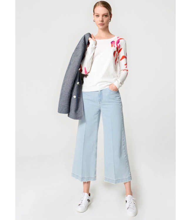 ESCADA Pull à paillettes brodé