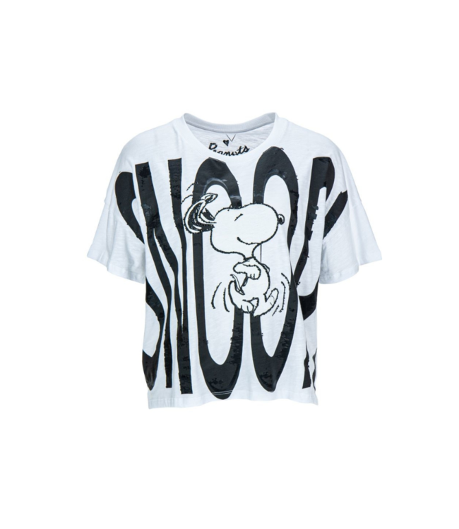 Big Snoopy Wording T-Shirt