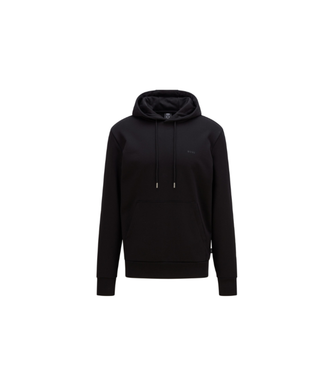 BOSS Relaxed-Fit Hooded Sweatshirt in Organic-Cotton Terry
