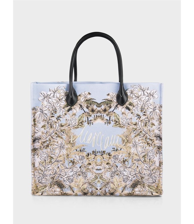 MARC CAIN Tote Bag in a Floral Pattern