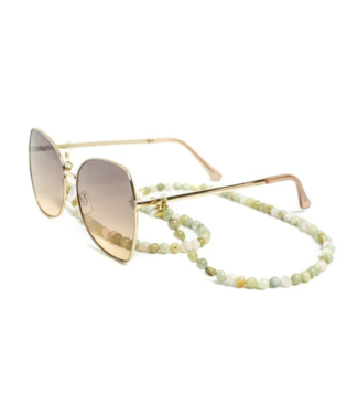 RM KANDY Morganite Beaded Sunglass Chain