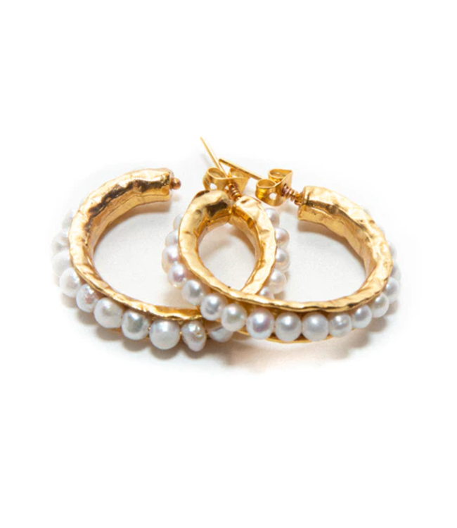 RM KANDY Anneaux en Perles Emily