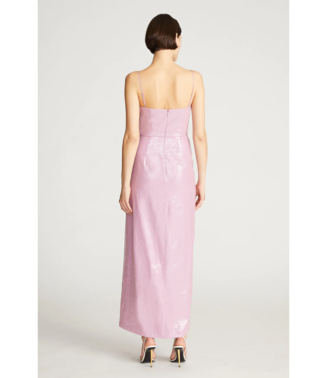 Halston Robe Alania en Paillettes Extensibles