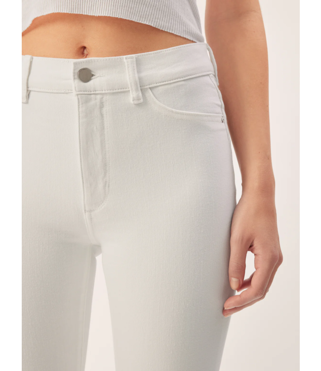 DL1961 Bridget Boot High Rise Instasculpt 33" - Milk