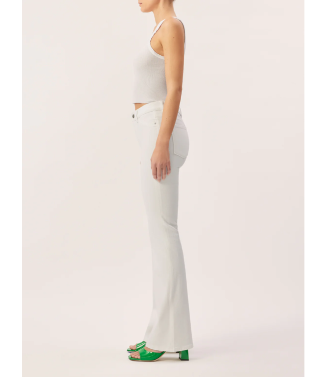 DL1961 Bridget Boot High Rise Instasculpt 33" - Milk