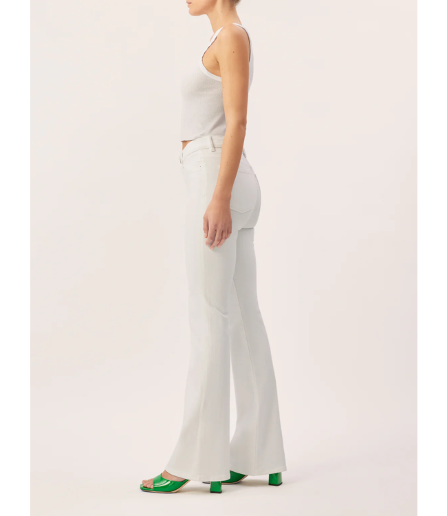 DL1961 Bridget Boot High Rise Instasculpt 33" - Milk