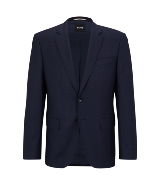 BOSS Slim-Fit Suit in Patterned Stretch Wool