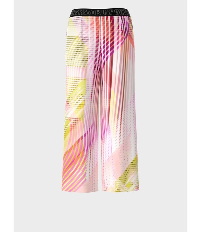 MARC CAIN Colorful Striped Pants in a Casual Fit