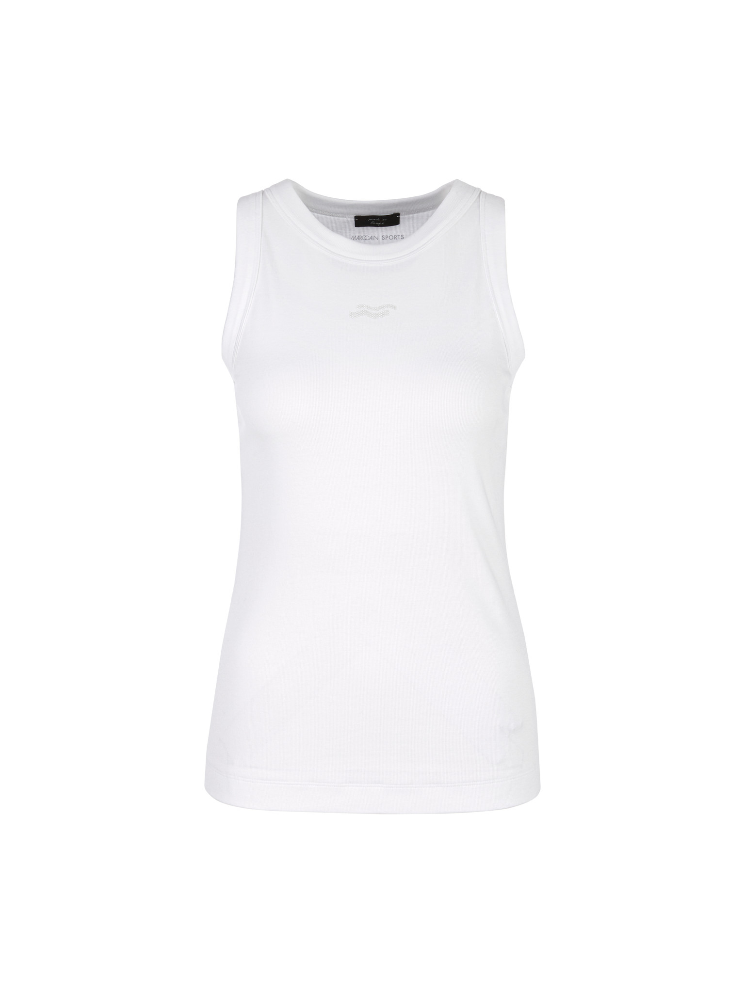 Plain Color Tank Top with Rhinestone