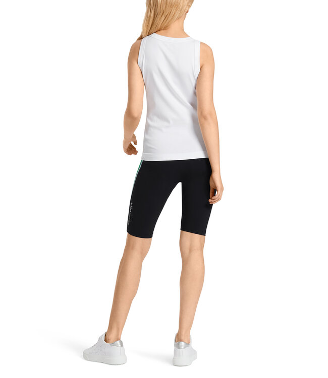 MARC CAIN Plain Color Tank Top with Rhinestone