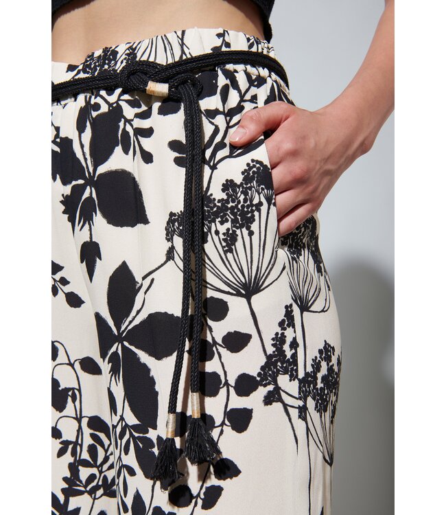 LUISA CERANO Pantalon avec imprimé Herbarium