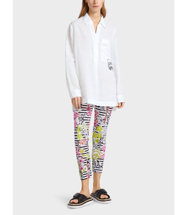 MARC CAIN Blouse with Placed Print