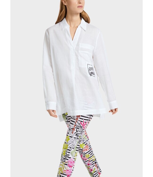 MARC CAIN Blouse with Placed Print