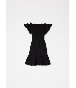 LIU JO Puffed-Sleeve Mini Dress