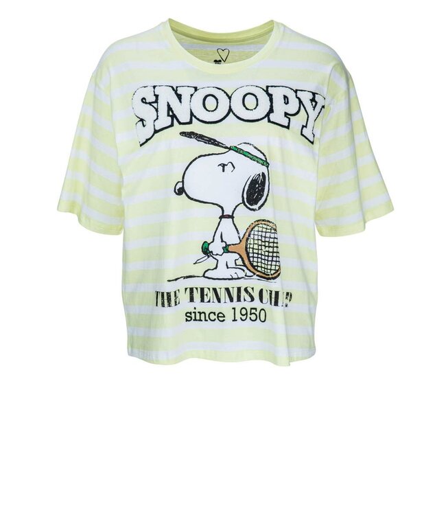 PRINCESS GOES HOLLYWOOD Snoopy Striped T-Shirt