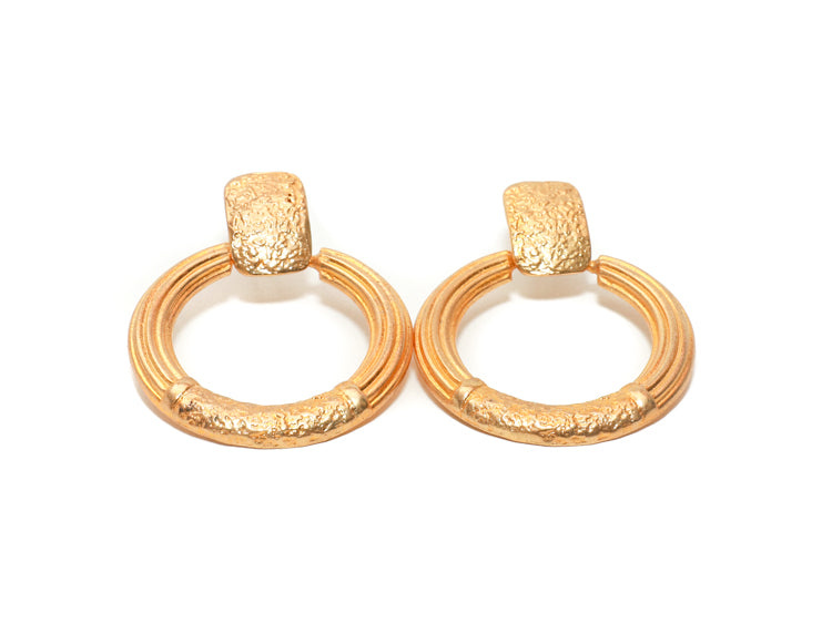 Iman Statement Hoop Earrings