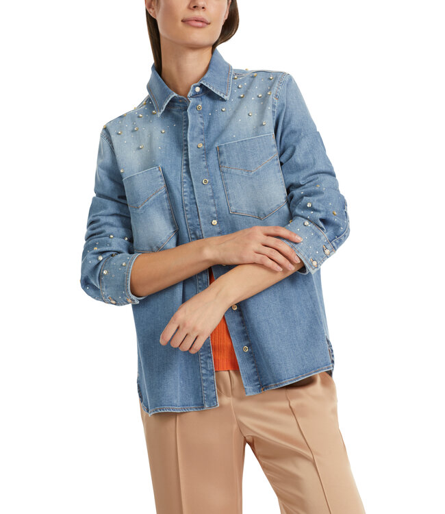 MARC CAIN Denim Blouse