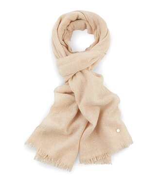 MARC CAIN Elegant woven scarf with lurex