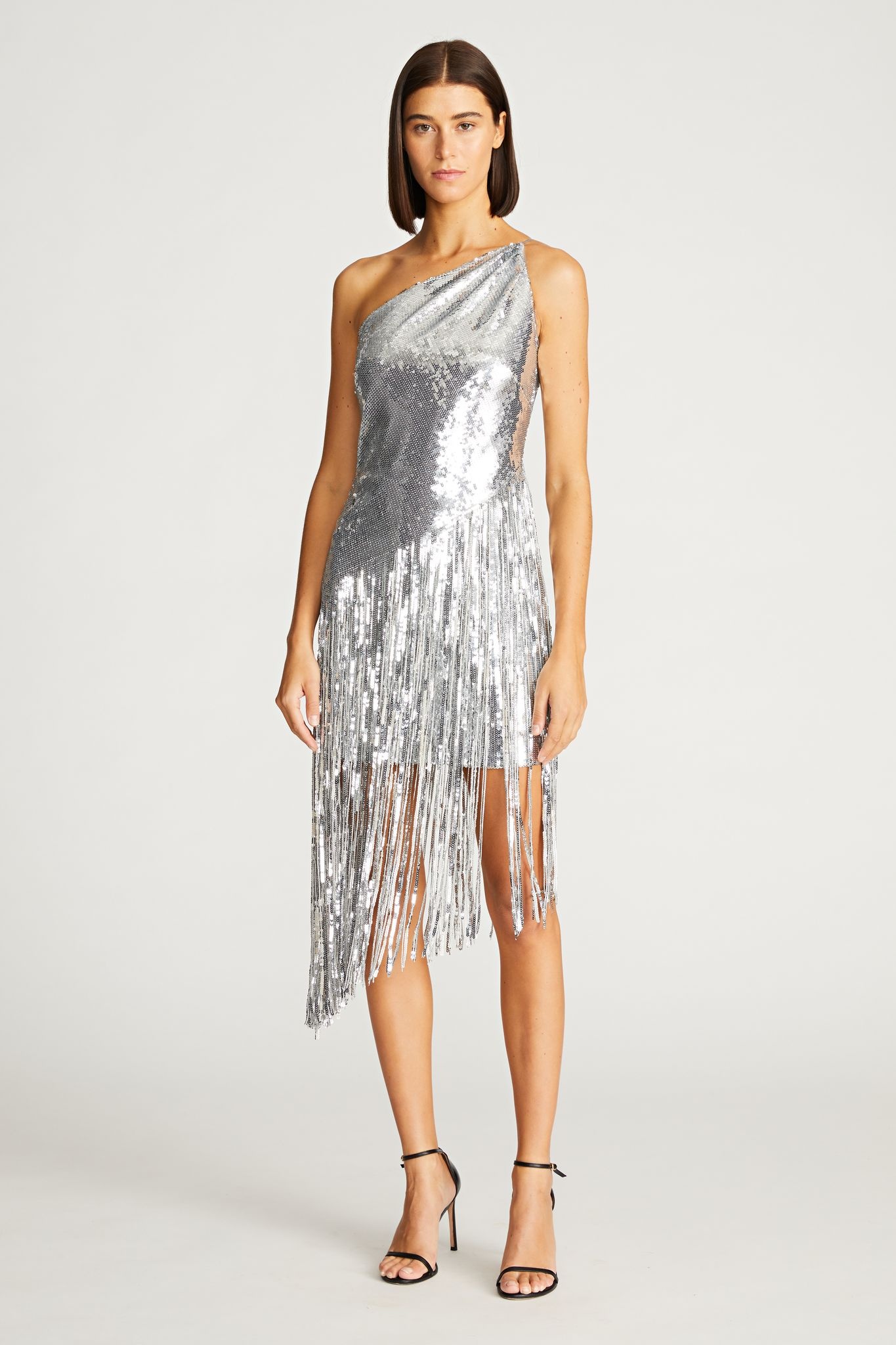 Tonya Dress In Sequin Fringe