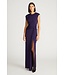 Halston Robe Giovanna en jersey mat